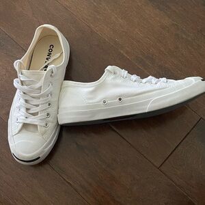 Converse All-White Canvas Sneakers